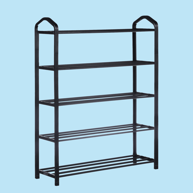 Winston Porter Metal 12 Pair Stackable Shoe Rack Wayfair